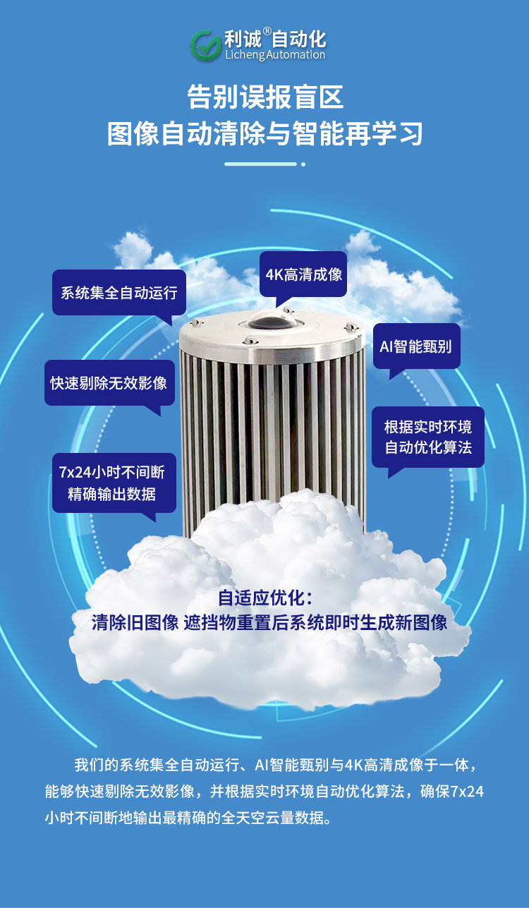 高精度云量監(jiān)測儀：實時捕捉云量變化，數(shù)據(jù)精準可追溯 